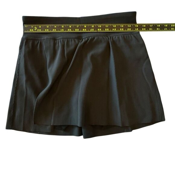 Spanx Get Moving Contour Rib Front Slit Performance Athletic Skort Black XL - Picture 6 of 6